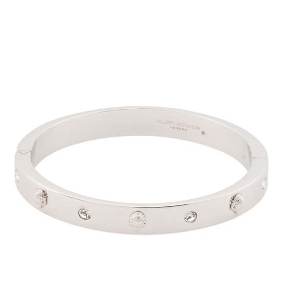 LAST CHANCE KURT GEIGER LONDON Eagle Crystal Stud Bangle Bracelet - Picture 3 of 5